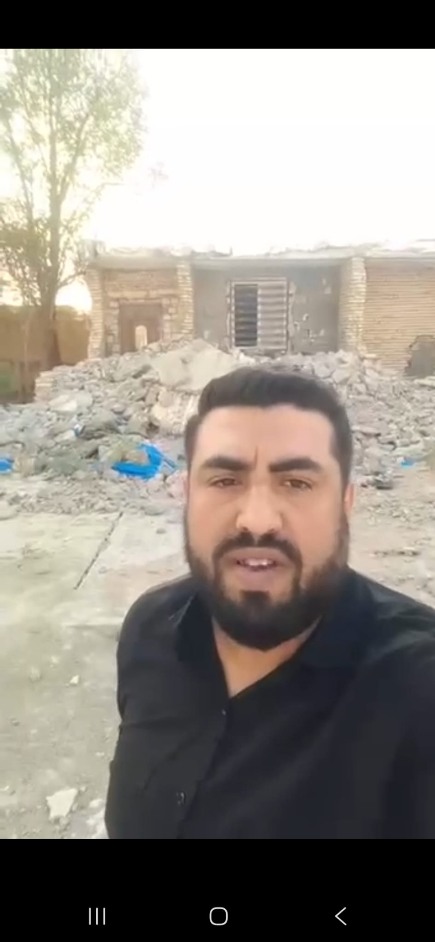بيان حقوقي شديد اللهجة: إدانة جرف منزل مواطن أحوازي في العميدية واستنكار الخطاب العنصري والاستيطاني لأجهزة السلطات الإيرانية