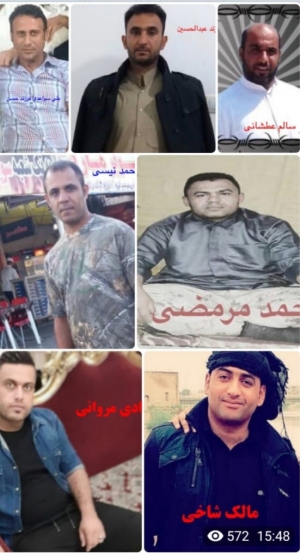حكم به11 سال حبس و تبعید خارج از احواز علیه 8 زندانی احوازی صادر شد