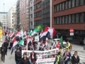 توافد المئات من الأحوازيين الى العاصمة بروكسل للتظاهر ضد الجرائم الايرانية بالأحواز