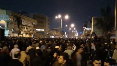 An invitation to attend a demonstration in solidarity with the protests in Iran and a demand to stop the crimes