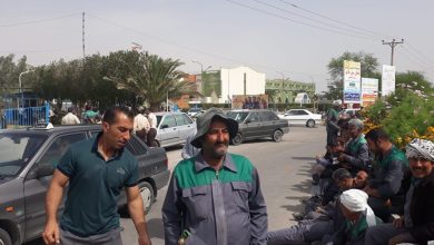 عمال بلدية الأحوازية يطالبون بدفع رواتبهم المتأخرة