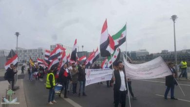 Ahwazische Demonstration in Berlin- anlässlich der iranischen Besetzung von Staat Al.Ahwaz