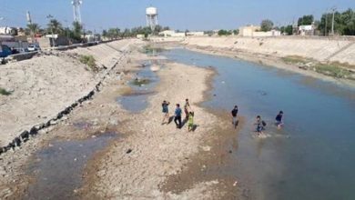 السلطات الايرانية تتعمد باعادة تجفيف نهر الكرخة مرة اخرى
