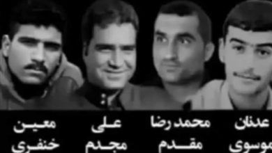 چهار زندانى سياسى عرب أحوازى در خطر اعدام